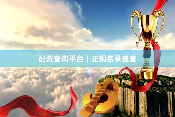 配资查询平台｜正规名录速查